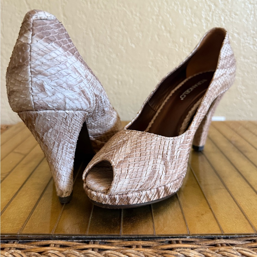 Florangelo Made In Italy, Python Snake Open Toed … - image 1